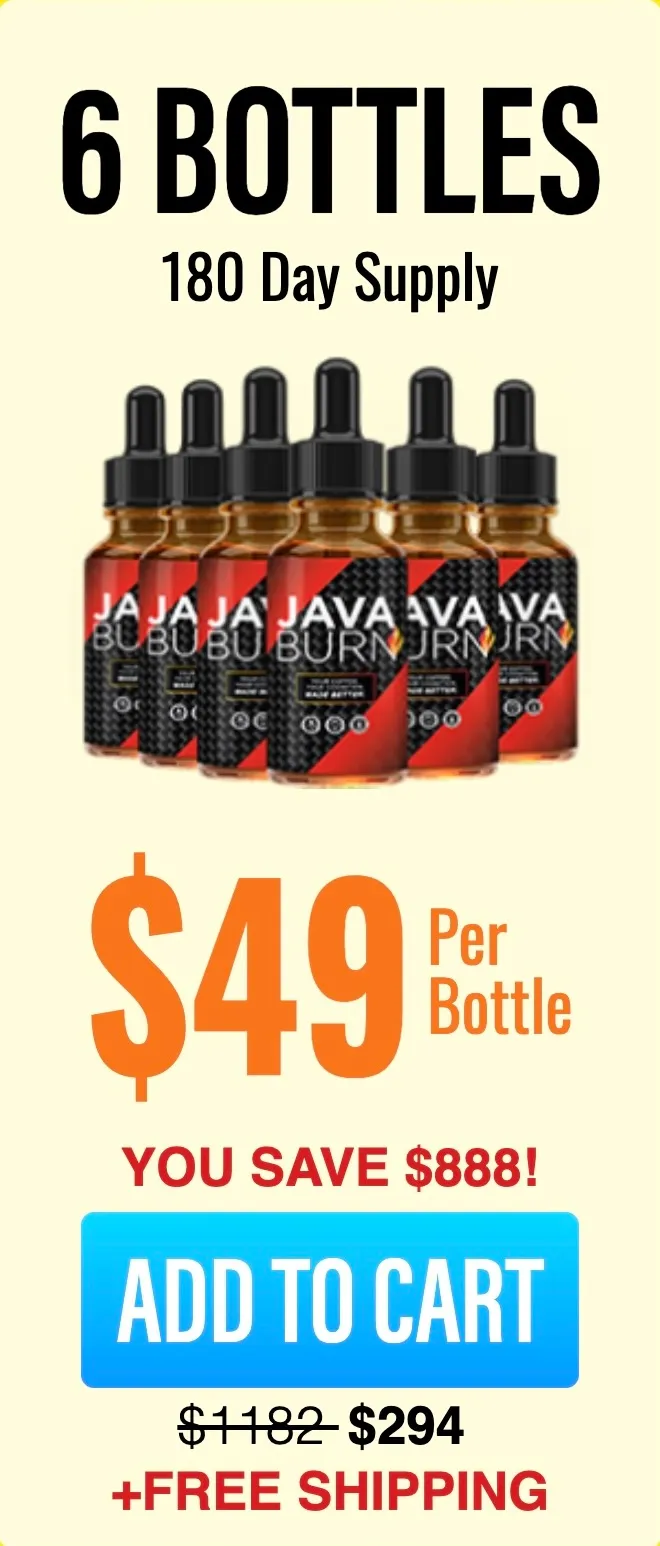 Java Burn package - 180 day supply